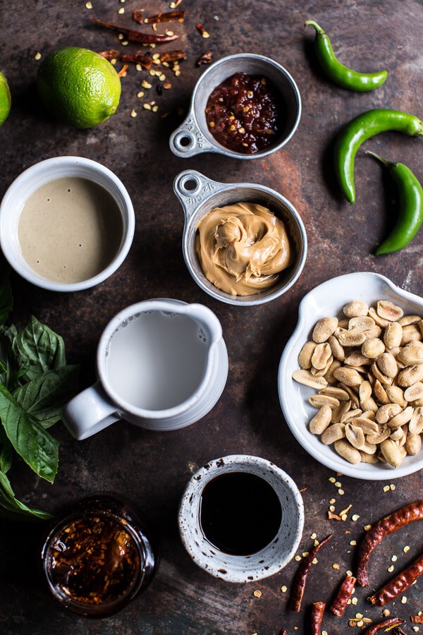 Firey Szechuan Peanut and Chili Zucchini Noodles | halfbakedharvest.com @hbharvest