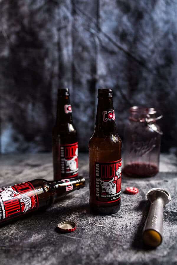 Hibiscus Cherry and Ginger Beer Ice Cream Floats | halfbakedharvest.com @hbharvest