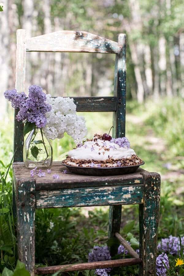 Miso Chocolate Fudge and Haupia (coconut pudding) Macaroon Pie | halfbakedharvest.com @hbharvest