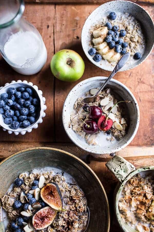 Homemade Instant Oatmeal 5 Ways…For Back to School | halfbakedharvest.com @hbharvest