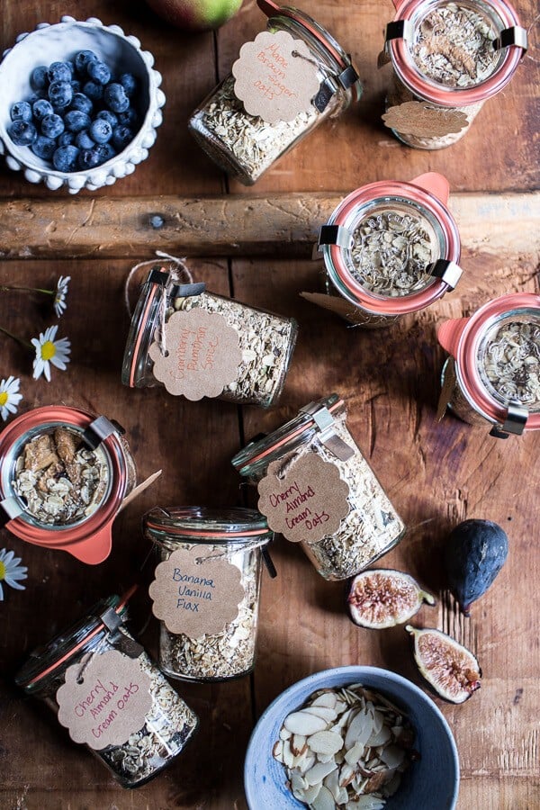 Homemade Instant Oatmeal 5 Ways…For Back to School | halfbakedharvest.com @hbharvest