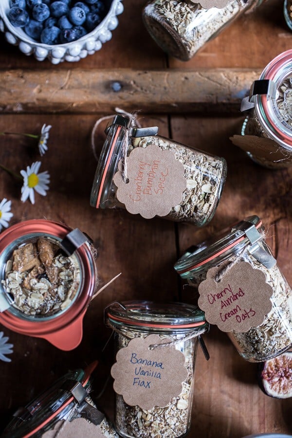 Homemade Instant Oatmeal 5 Ways…For Back to School | halfbakedharvest.com @hbharvest