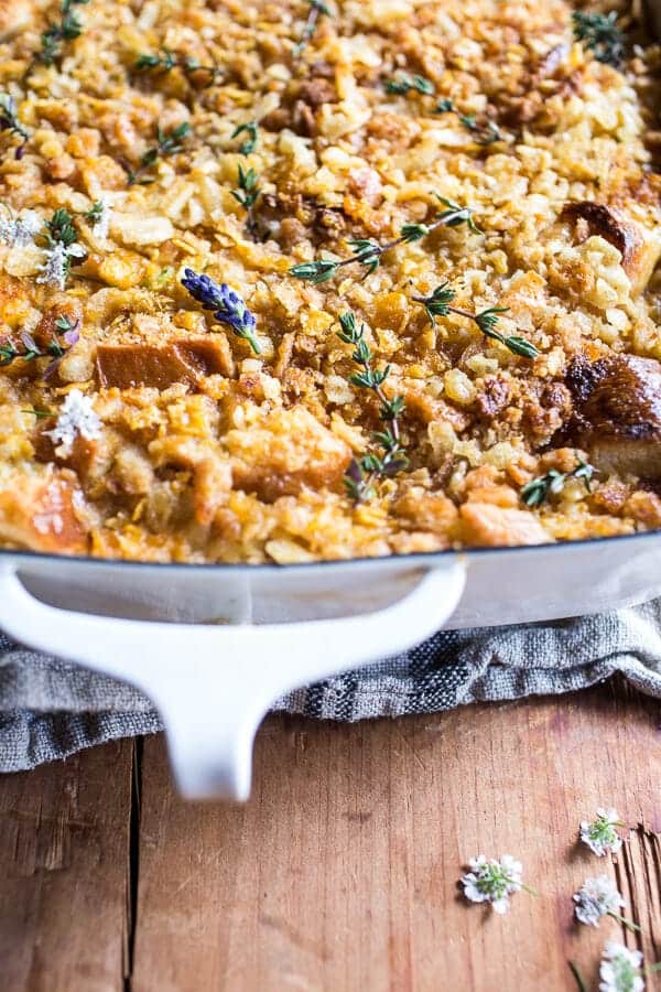 One Pan Healthier Chicken and Zucchini Noodle Casserole | halfbakedharvest.com @hbharvest