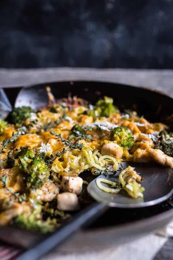 Chicken and Broccoli Skillet Bake | halfbakedharvest.com @hbharvest