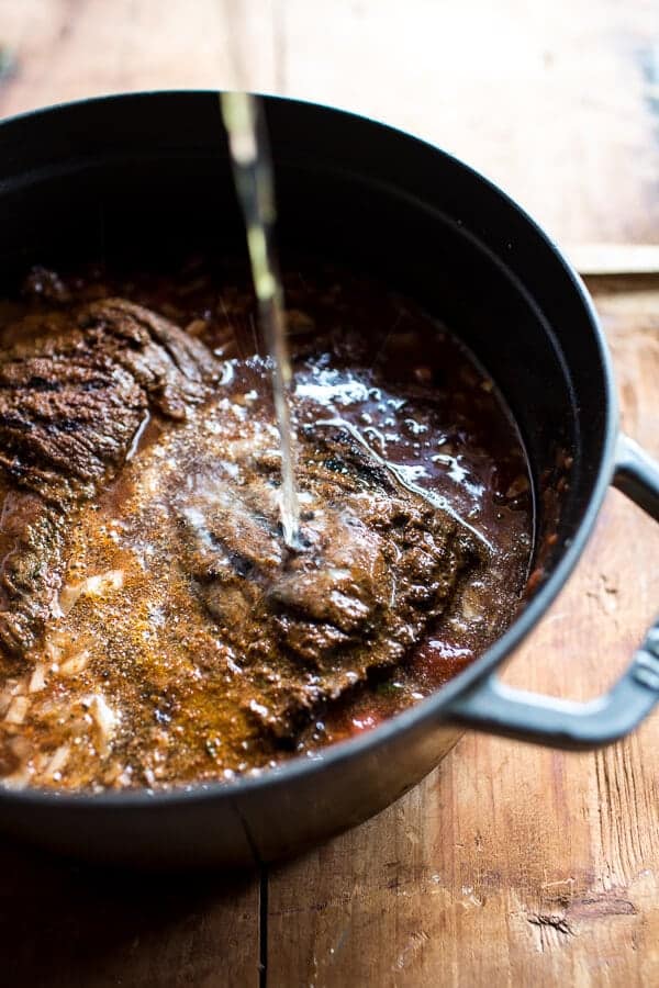 Crockpot Carne Asada Beer Chili | halfbakedharvest.com @hbharvest