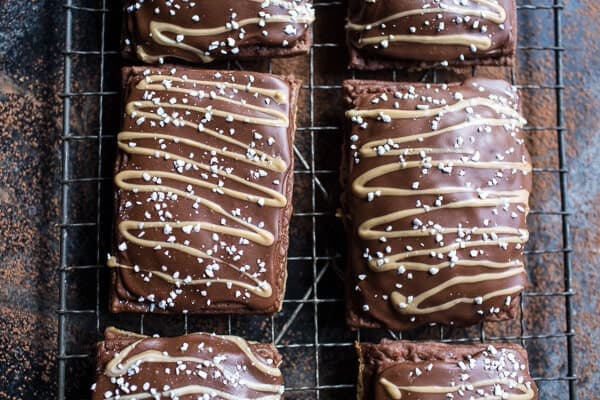 Homemade Chocolate Peanut Butter Fudge Pop-Tarts | halfbakedharvest.com @hbharvest