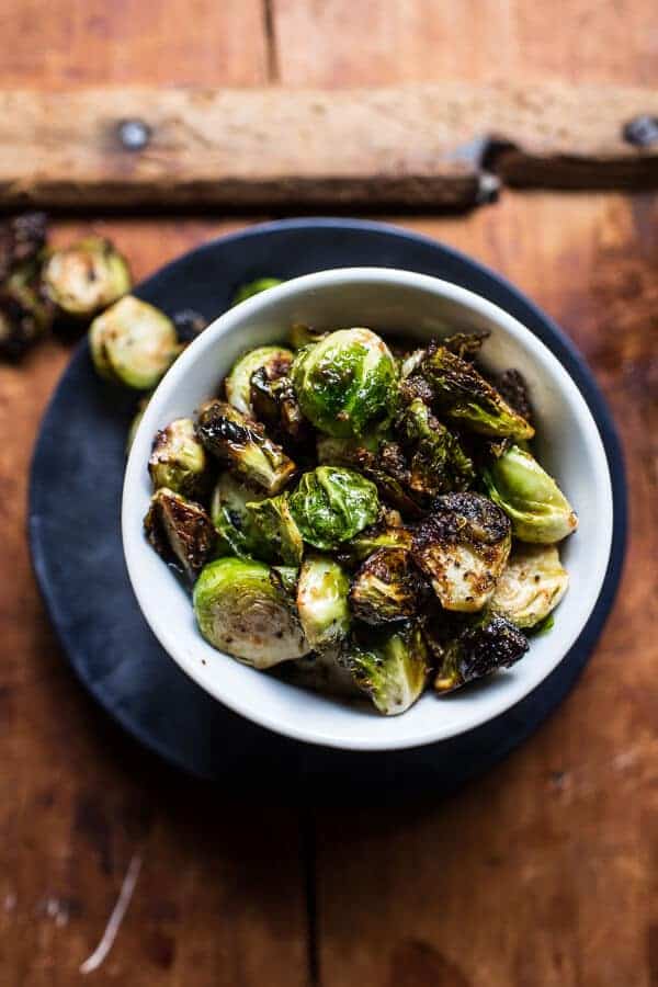 30 Minute Chicken Ramen with Miso Roasted Brussels Sprouts + Ginger Butter | halfbakedharvest.com @hbharvest
