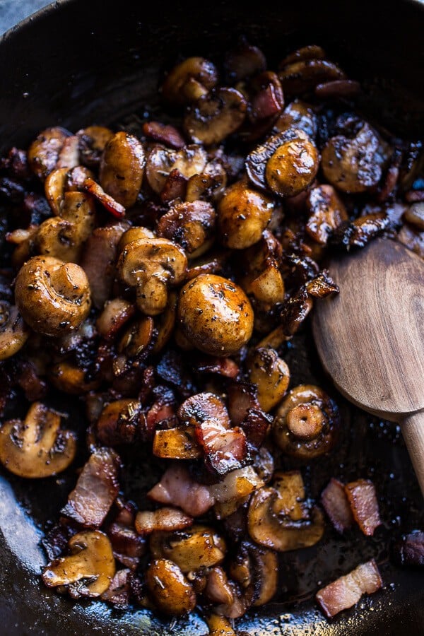 Buttered Mushroom, Fig and Bacon Galette with Roasted Squash | halfbakedharvest.com @hbharvest