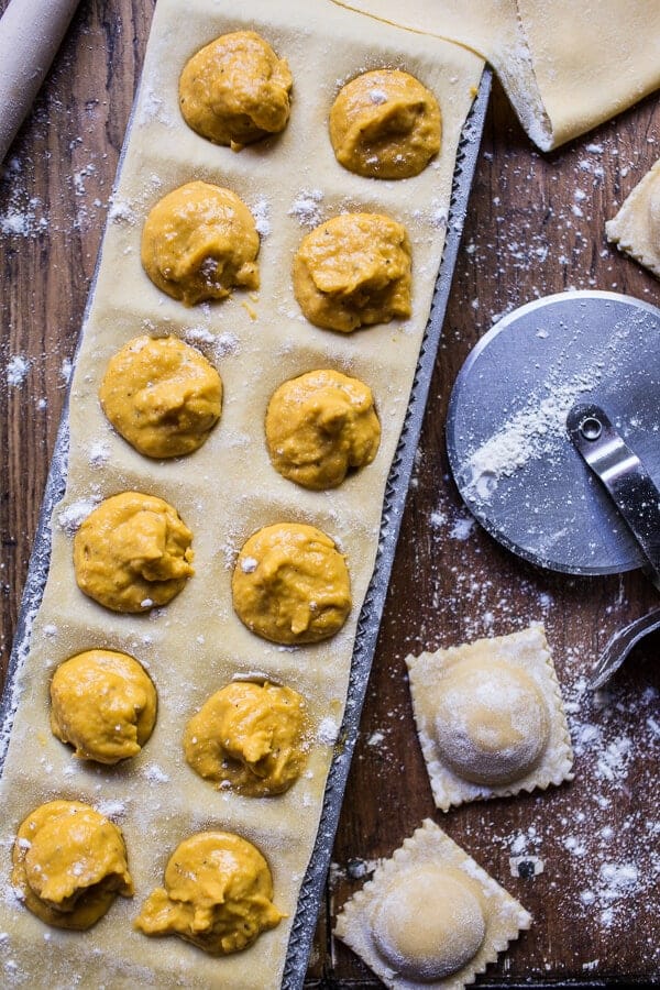 Butternut Squash and Goat Cheese Ravioli with Browned Butter + Oregano Bread Crumbs (VIDEO) | halfbakedharvest.com @hbharvest