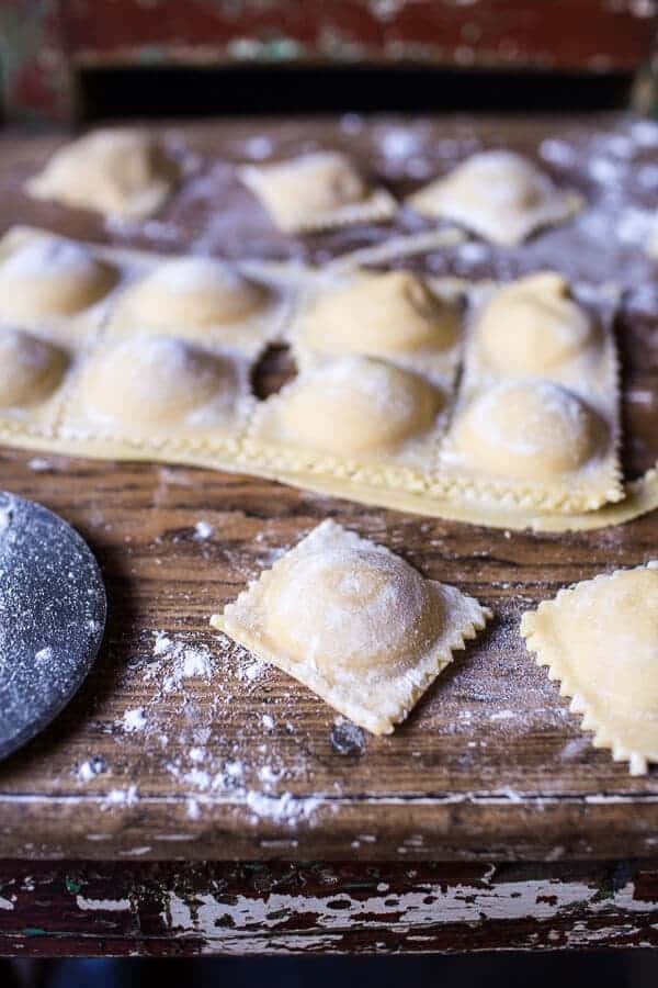 Butternut Squash and Goat Cheese Ravioli with Browned Butter + Oregano Bread Crumbs (VIDEO) | halfbakedharvest.com @hbharvest