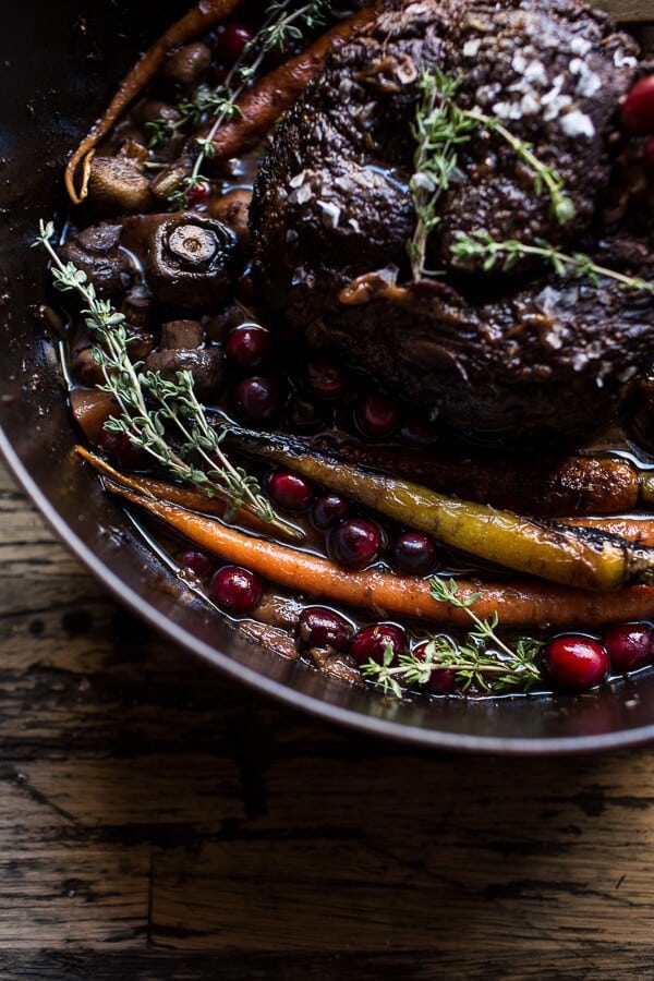 Cranberry Pot Roast | halfbakedharvest.com @hbharvest