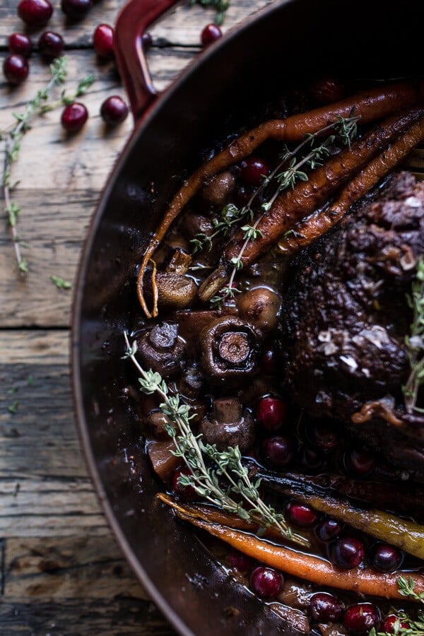 Cranberry Pot Roast | halfbakedharvest.com @hbharvest