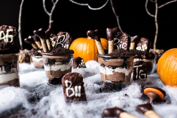 Deathly Chocolate Graveyard Cakes…Witches Beware | halfbakedharvest.com @hbharvest