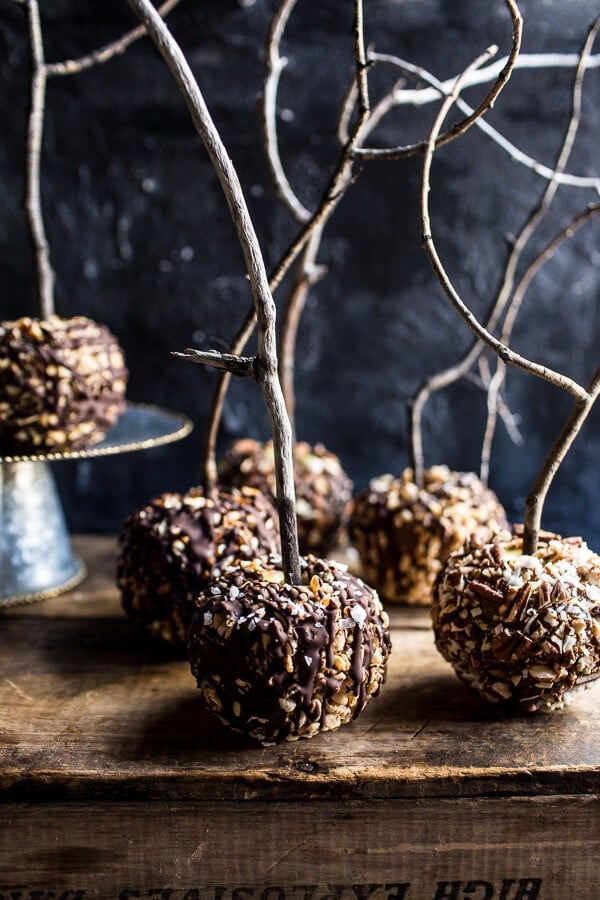 Healthy Caramel Apples…SIX WAYS | halfbakedharvest.com @hbharvest