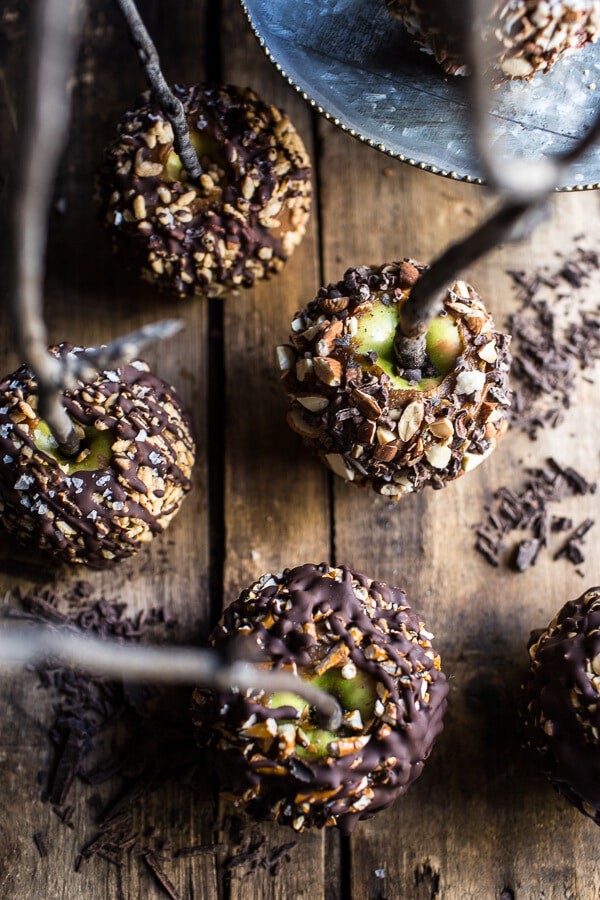 Healthy Caramel Apples…SIX WAYS | halfbakedharvest.com @hbharvest