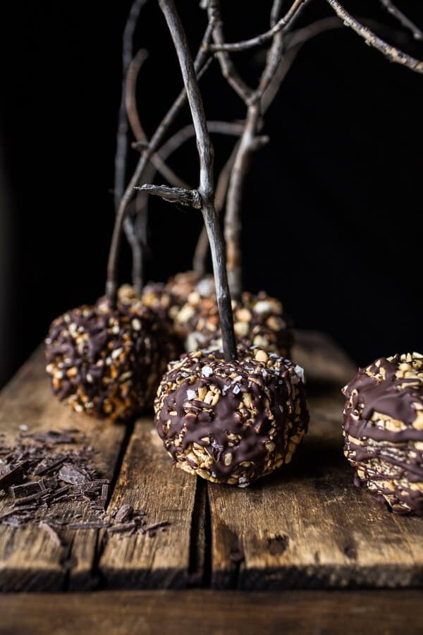 Healthy Caramel Apples…SIX WAYS | halfbakedharvest.com @hbharvest