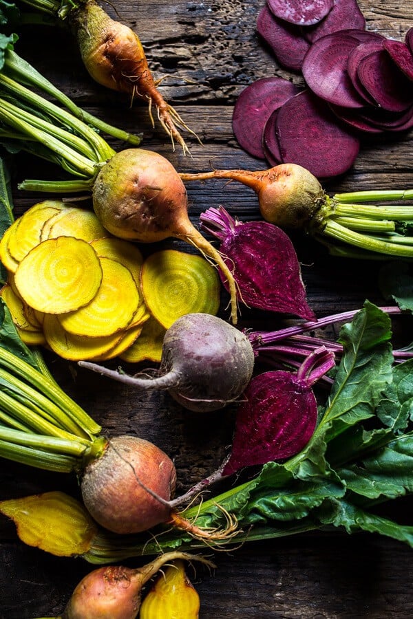 Miso Browned Butter and Brie Pasta with Roasted Beets + Walnuts | halfbakedharvest.com @hbharvest