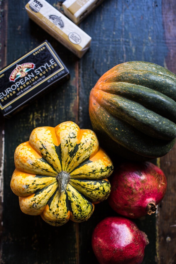 Brown Sugar and Pineapple Roasted Acorn Squash with Spiced Brown Butter | halfbakedharvest.com @hbharvest