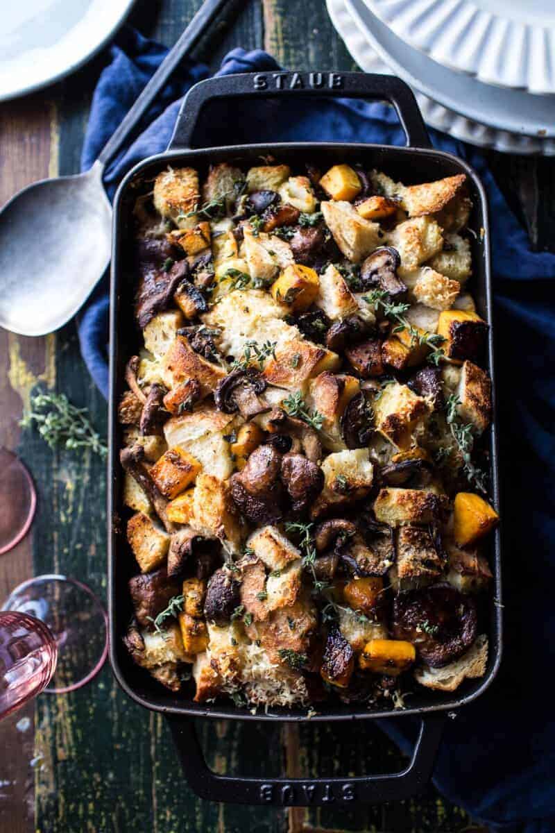 Butternut Squash and Wild Mushroom Stuffing | halfbakedharvest.com @hbharvest
