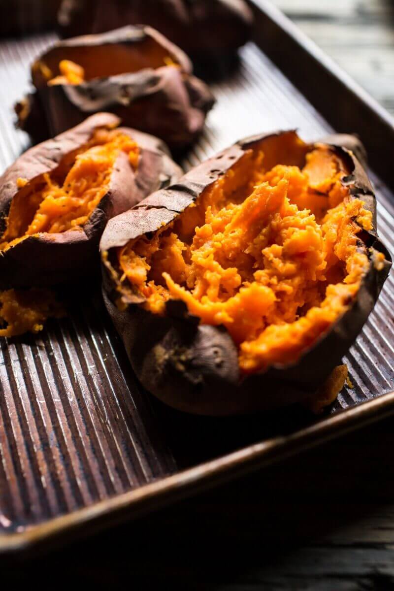 Maple Cream Sweet Potato Soup with Cheddar Cinnamon Sugar Twist | halfbakedharvest.com @hbharvest