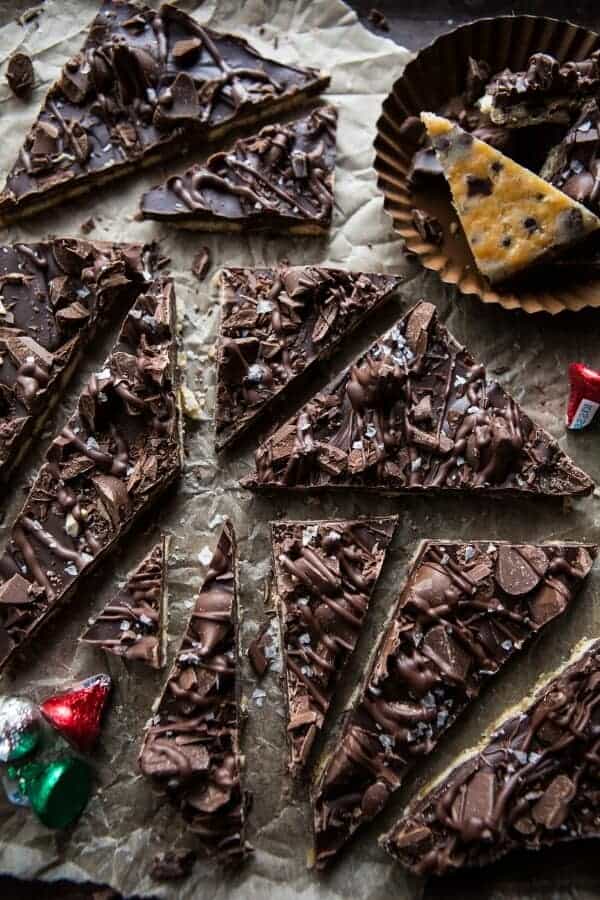 Addicting 4-Ingredient Buttery Chocolate Covered Ritz Bark (aka…Christmas Crack) | halfbakedharvest.com @hbharvest