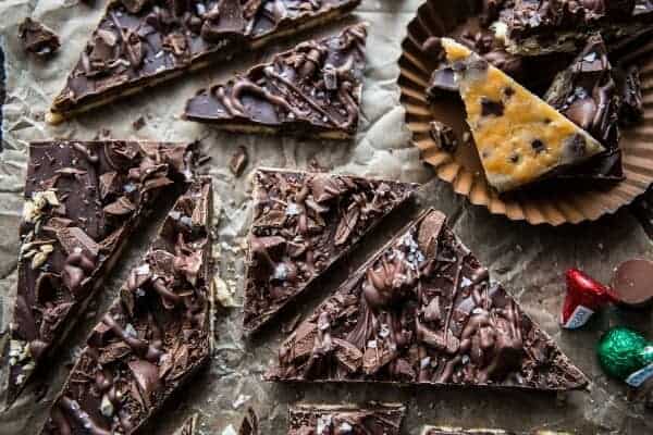 Addicting 4-Ingredient Buttery Chocolate Covered Ritz Bark (aka…Christmas Crack) | halfbakedharvest.com @hbharvest