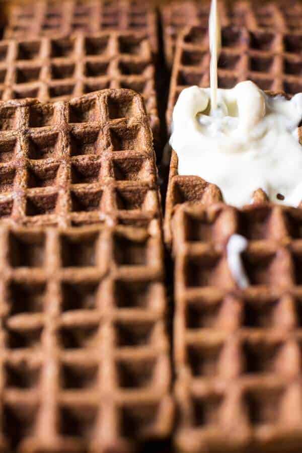 Baked Gingerbread Custard Waffle French Toast | halfbakedharvest.com @hbharvest