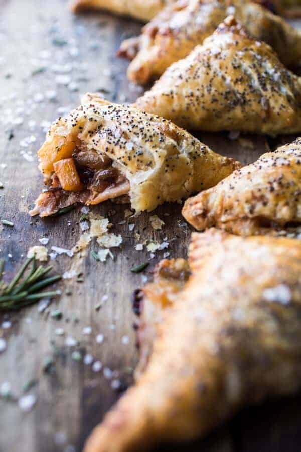 Caramelized Pineapple, Ham and Cheese Turnovers | halfbakedharvest.com @hbharvest