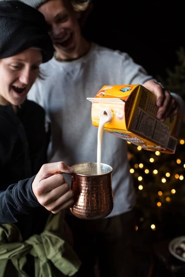 Chocolate Dipped Vanilla Bean Cashew Crescent Cookies | halfbakedharvest.com @hbharvest