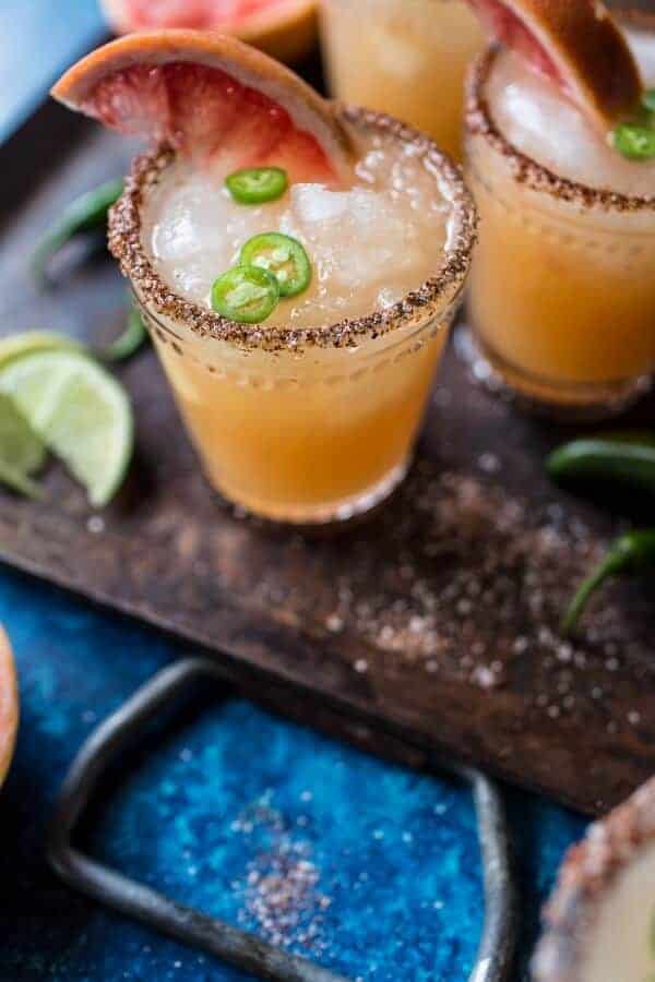 Spicy Grapefruit Margarita | halfbakedharvest.com @hbharvest