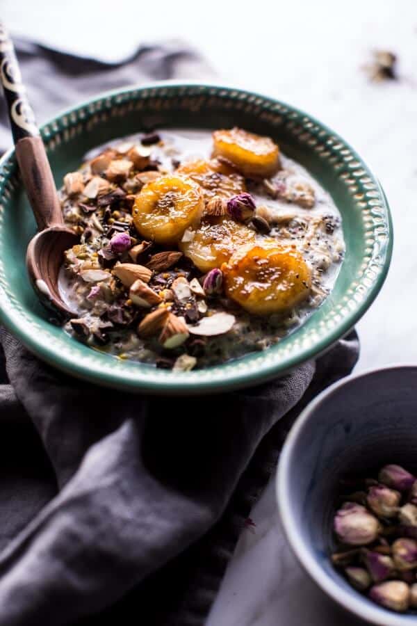 Coconut Chia Oats with Caramelized Bananas | halfbakedharvest.com @hbharvest