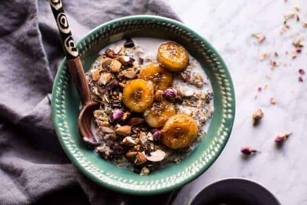 Coconut Chia Oats with Caramelized Bananas | halfbakedharvest.com @hbharvest