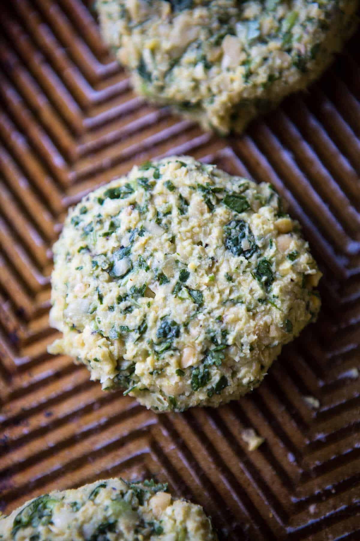 Greek Falafel Melts with Green Tahini Special Sauce | halfbakedharvest.com @hbharvest