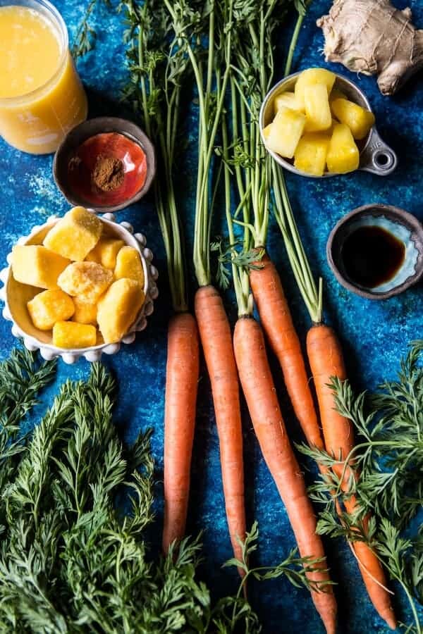 Red’s 3 Favorite Winter Juices and Smoothies: Tropical Carrot Juice | halfbakedharvest.com @hbharvest