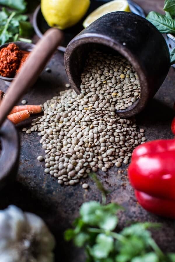 Simple Coconut Quinoa and Lentil Curry with Lime Mango | halfbakedharvest.com @hbharvest