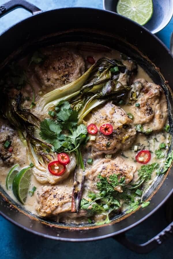 Thai Lemongrass Chicken Braised in Coconut Milk | halfbakedharvest.com @hbharvest