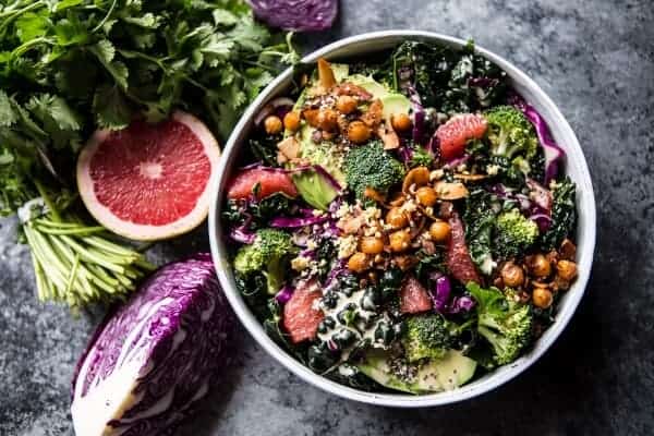 The Mean Green Detox Salad | halfbakedharvest.com @hbharvest