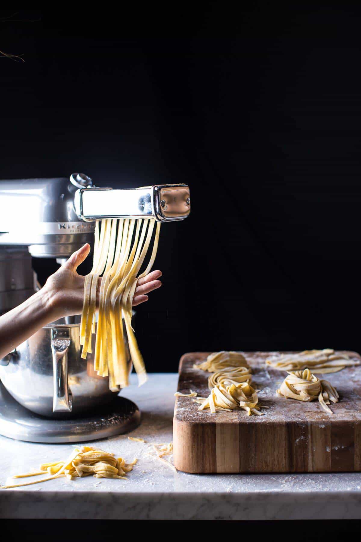 Creamy Tomato, Lobster and Shrimp Fettuccine | halfbakedharvest.com @hbharvest