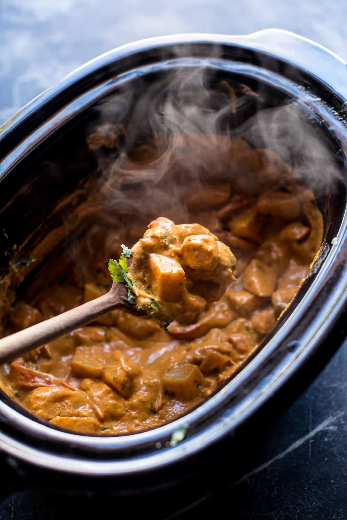 Crockpot Creamy Cashew Chicken | halfbakedharvest.com @hbharvest