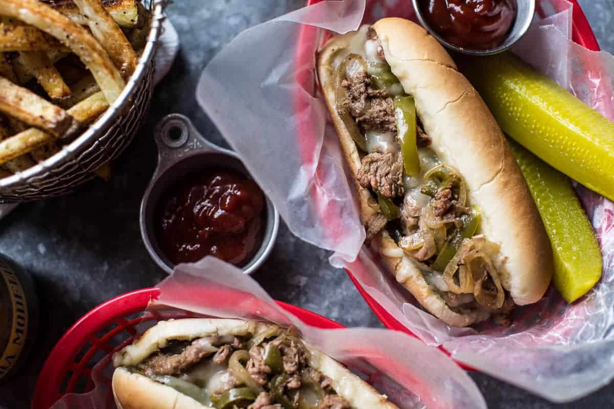 Crockpot Philly Cheesesteaks | halfbakedharvest.com @hbharvest