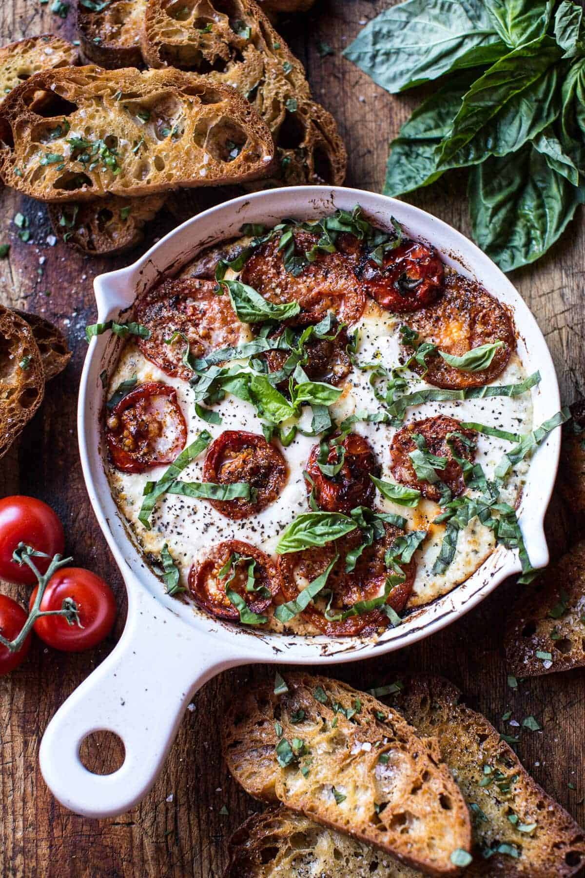 Margherita Pizza Dip (with Burrata) | halfbakedharvest.com @hbharvest