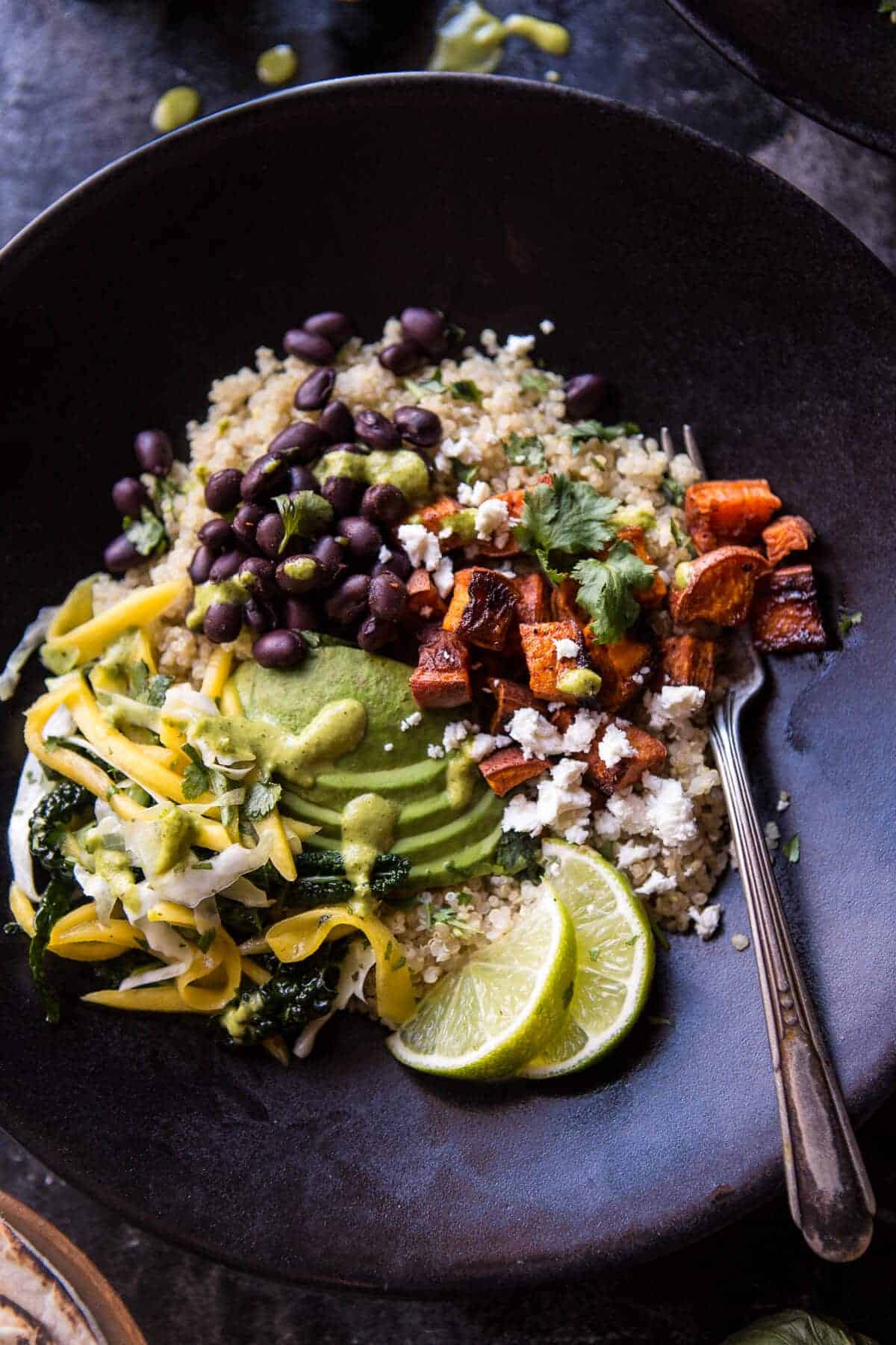 Spicy Southwest Quinoa Bowl | halfbakedharvest.com @hbharvest