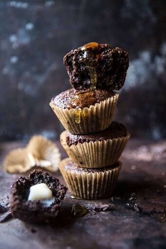Double Chocolate Irish Tea Infused Oat Muffins | halfbakedharvest.com @hbharvest