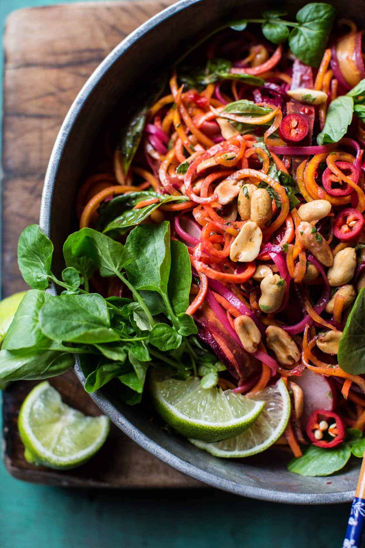 Rainbow Veggie Noodles | halfbakedharvest.com @hbharvest