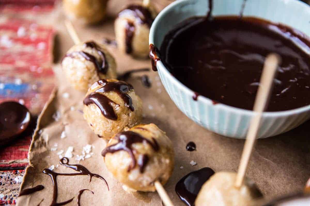 Sweet Cuban Coconut Balls with Melted Chocolate (Coquito Acaramelado) | halfbakedharvest.com @hbharvest