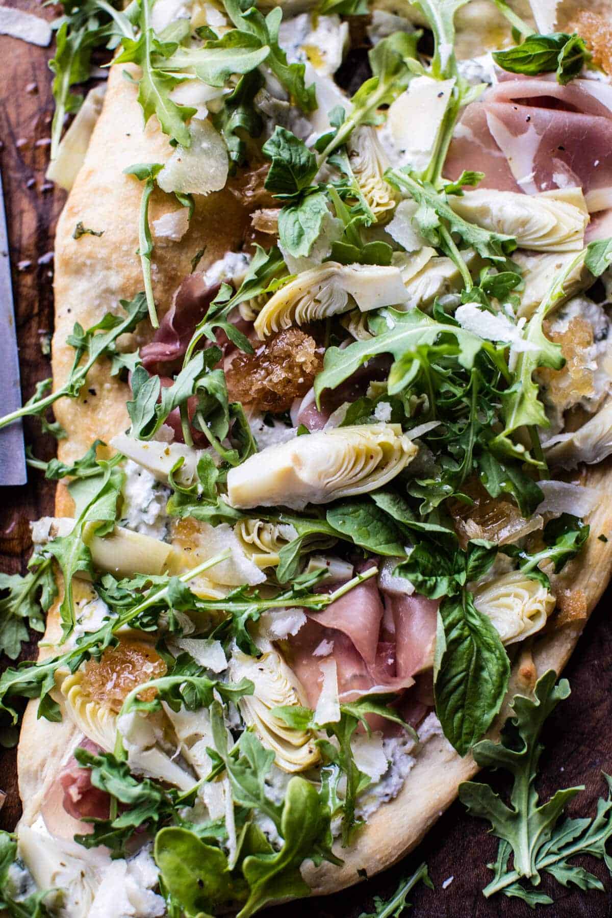 Artichoke Ricotta Flatbread | halfbakedharvest.com @hbharvest