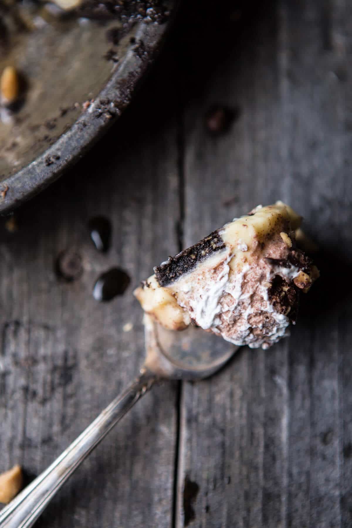 Banana Cream Pie…with Chocolate and Peanuts | halfbakedharvest.com @hbharvest
