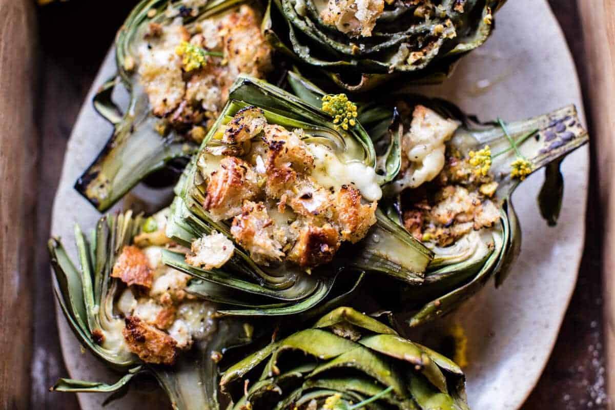 Brie Stuffed Artichokes | halfbakedharvest.com @hbharvest