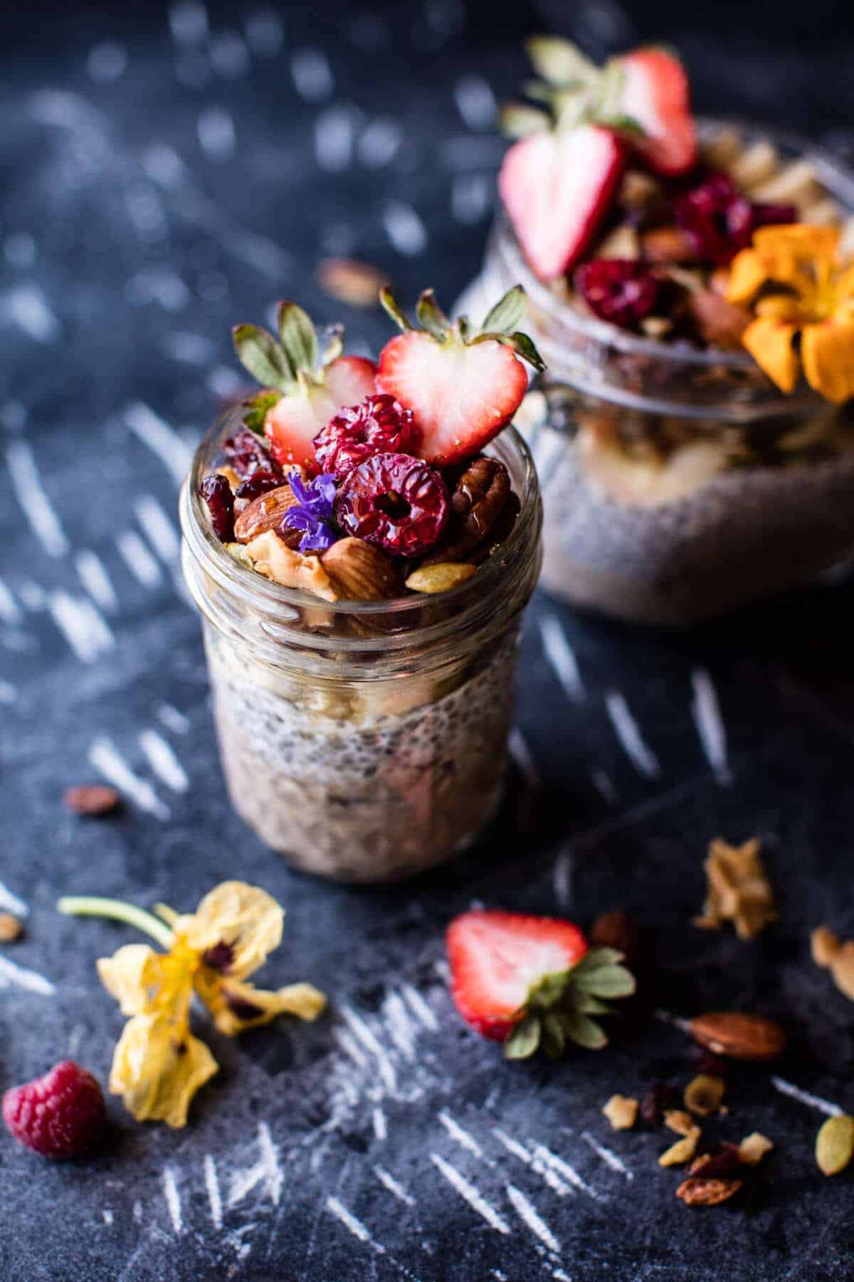Chia Pudding with Grain Free Granola | halfbakedharvest.com @hbharvest