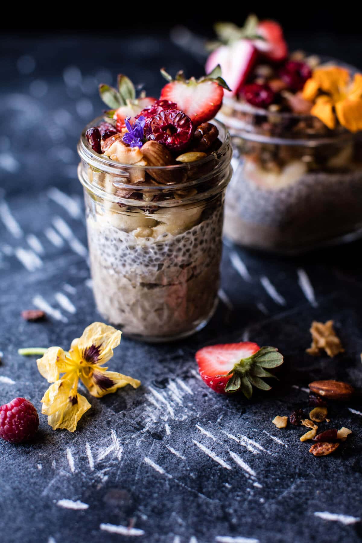 Chia Pudding with Grain Free Granola | halfbakedharvest.com @hbharvest